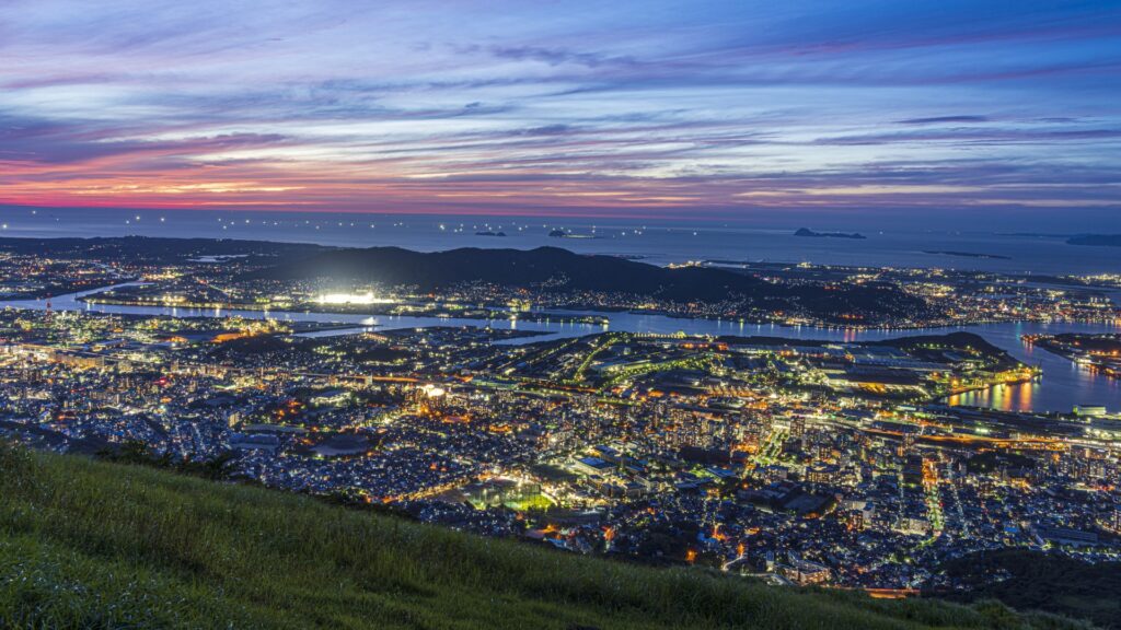 皿倉山の夜景