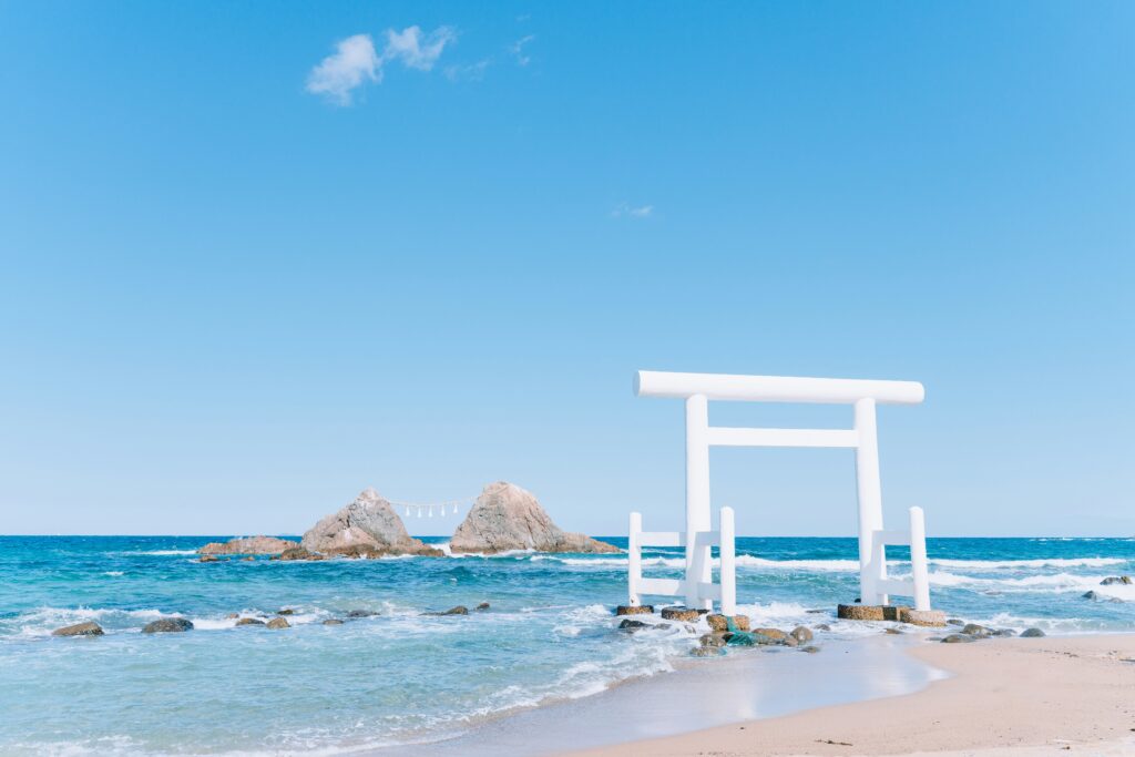 桜井二見ヶ浦の夫婦岩